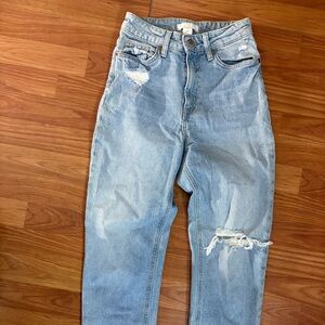 H&M Sky Blue High Rise Women's Jeans